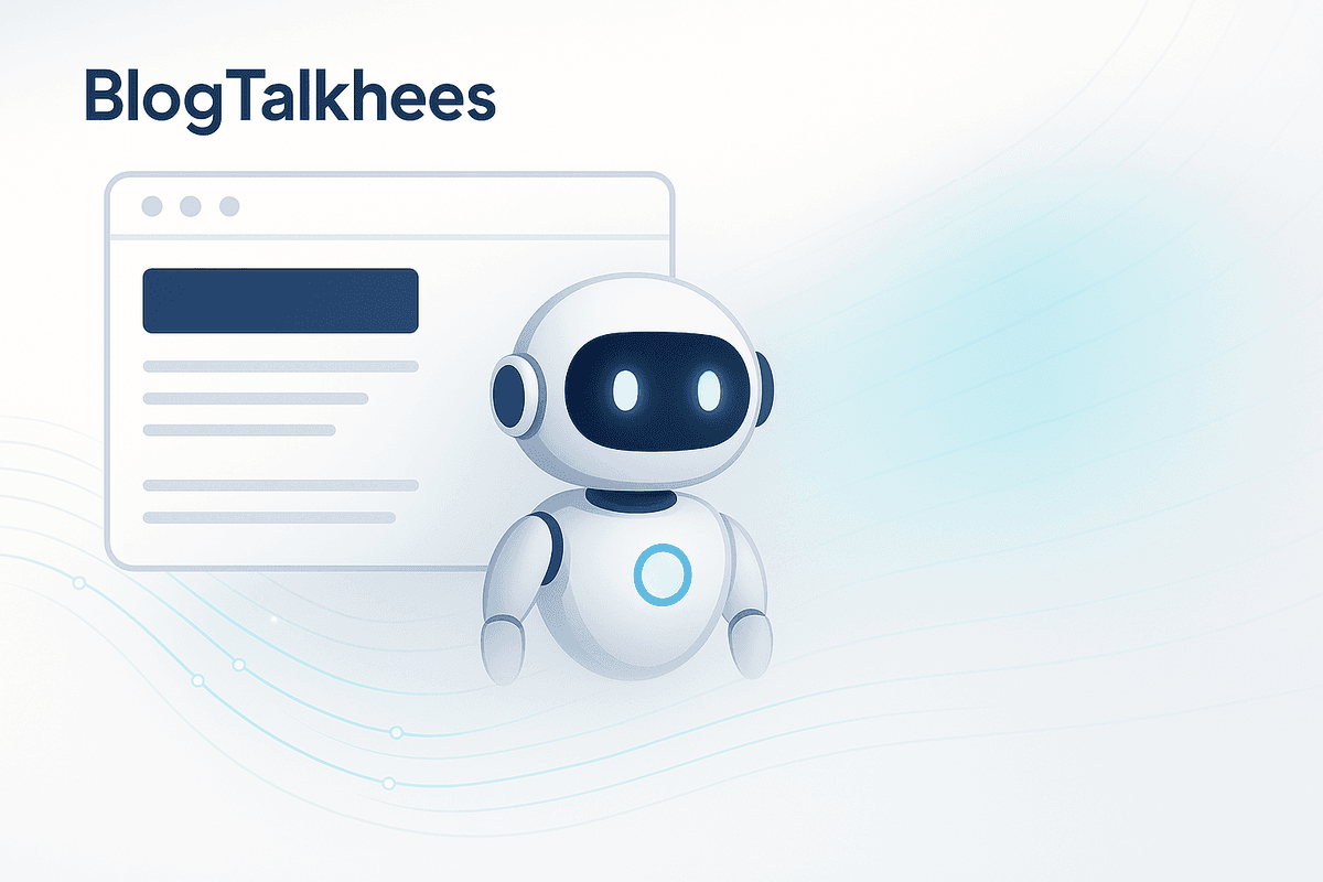 BlogTalkhees Hero Illustration